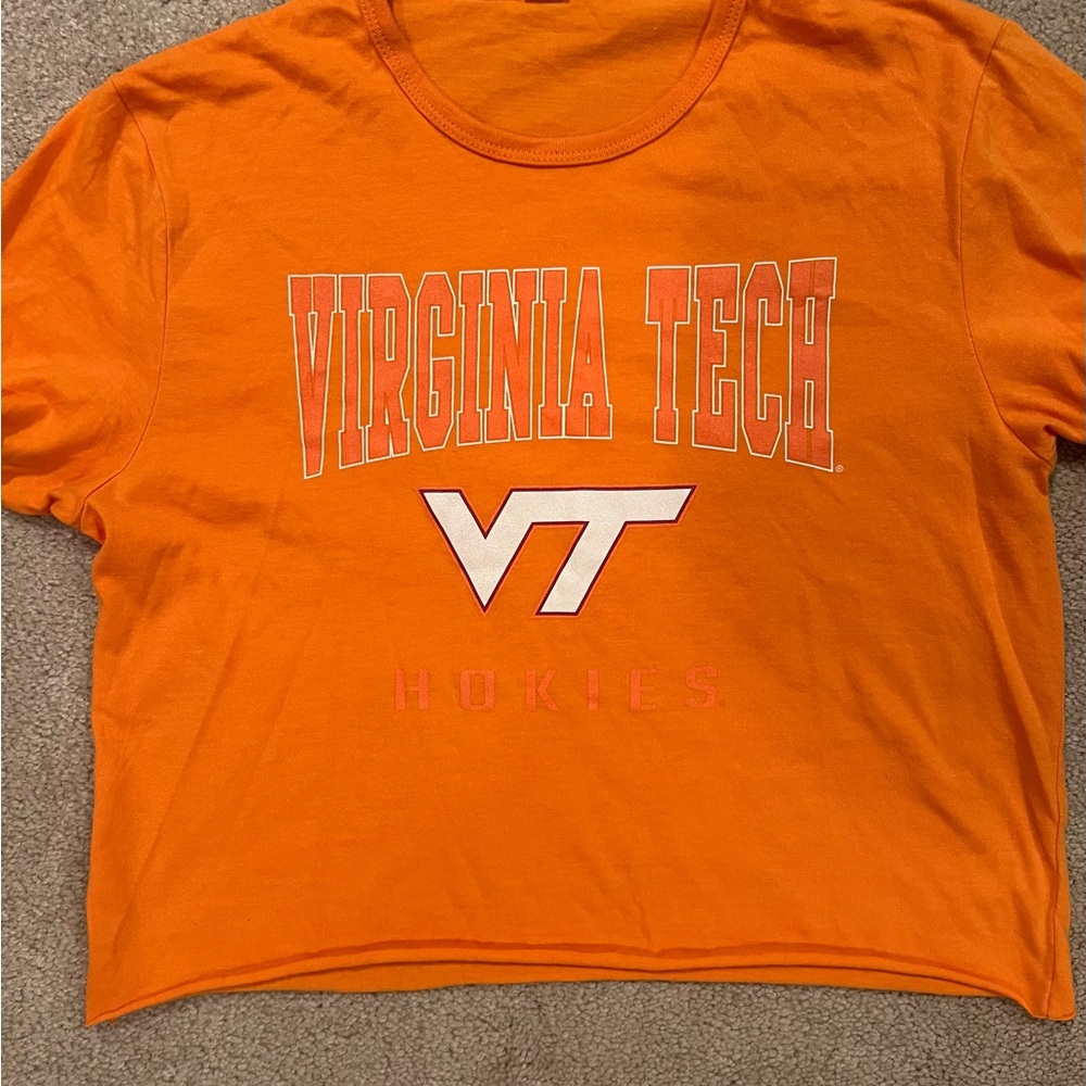 Virginia Tech Orange Crop Top